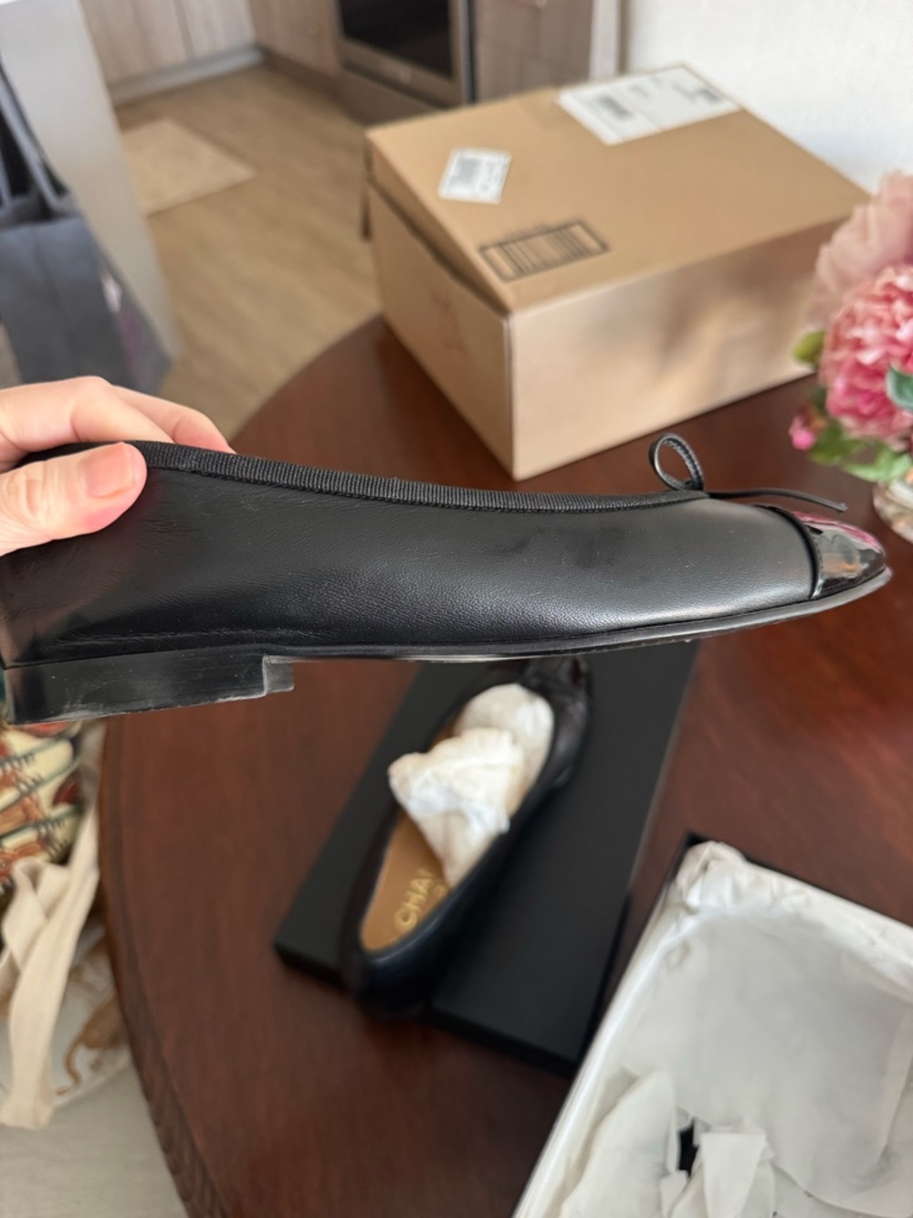 CHANEL classic black flats - Picture 10 of 10